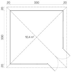 Pihamökki Aruba, ovi ja ikkunat kaksinkertaisilla laseilla - Image 2