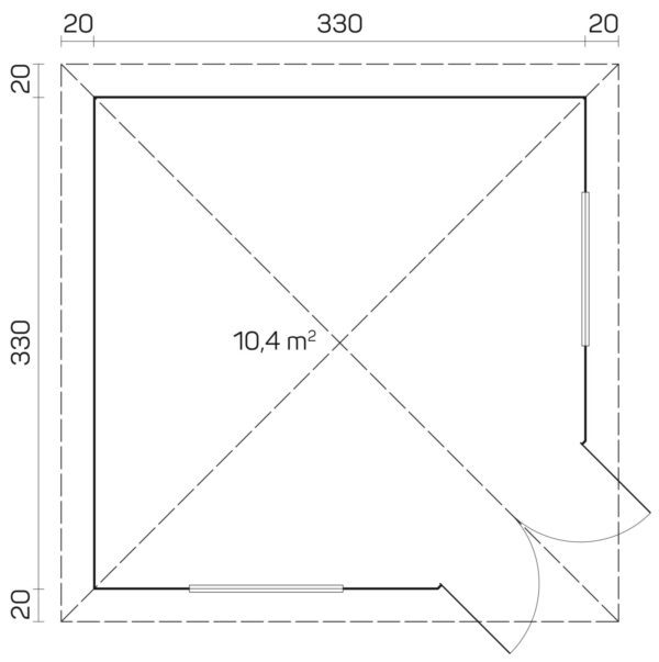 Pihamökki Aruba, ovi ja ikkunat kaksinkertaisilla laseilla - Image 2