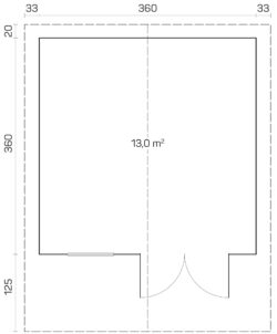 Pihamökki Mari B, ovi ja ikkunat kaksinkertaisilla laseilla - Image 3