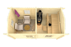 Valmissauna Piha-Tuuri 11 pukuhuoneella - Image 3