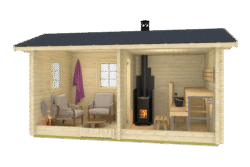 Valmissauna Piha-Tuuri 11 pukuhuoneella - Image 4