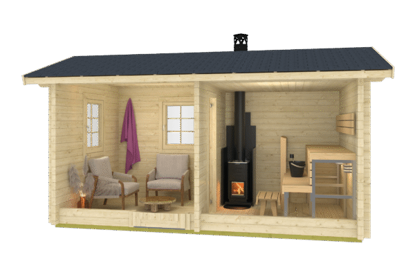 Valmissauna Piha-Tuuri 11 pukuhuoneella - Image 4