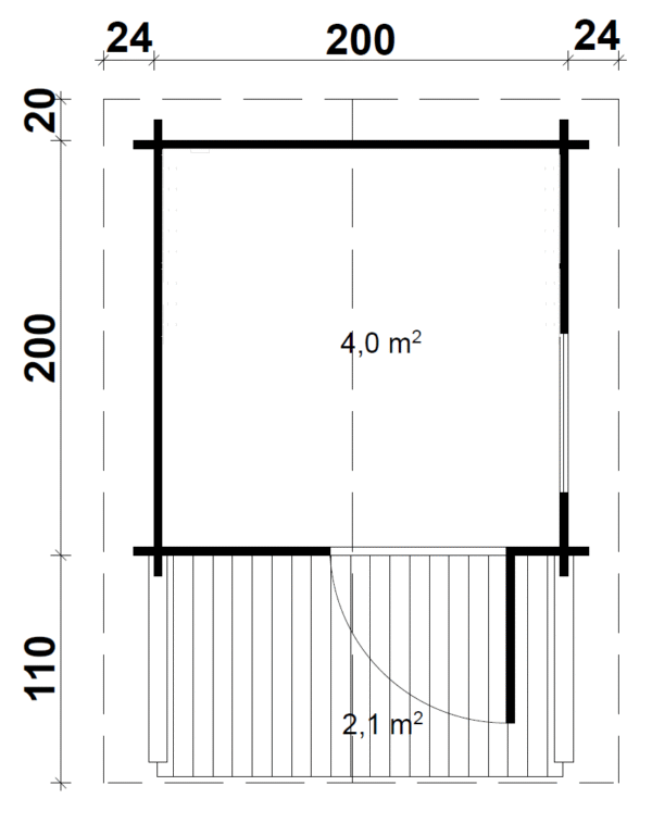 Valmis pihasauna Niklas etuterassilla - Image 4