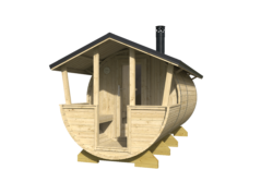 Tynnyrisauna Lahti 200 x 400 cm - Image 2