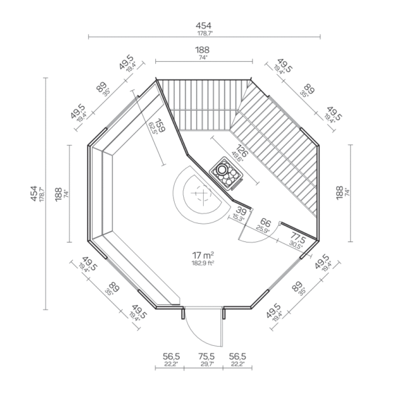 Kombikota AXEL 17 m² - Image 4
