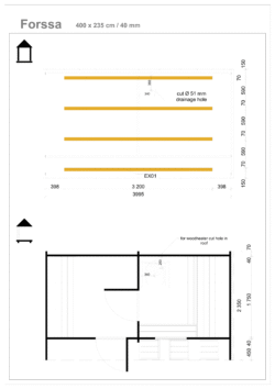 Ovaalisauna Forssa, 2 huonetta 400 x 235 cm - Image 4