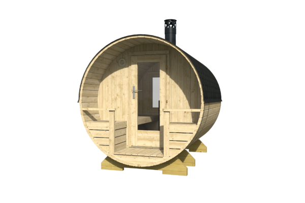 Tynnyrisauna Kerava 210 x 267 cm - Image 2