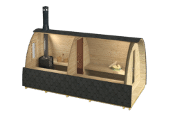 Saunaiglu Lars, 2 huonetta 238 x 477 cm - Image 3