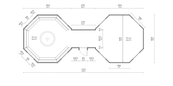 Luxus Tupla Grillikota MELISSA 38 m² - Image 4