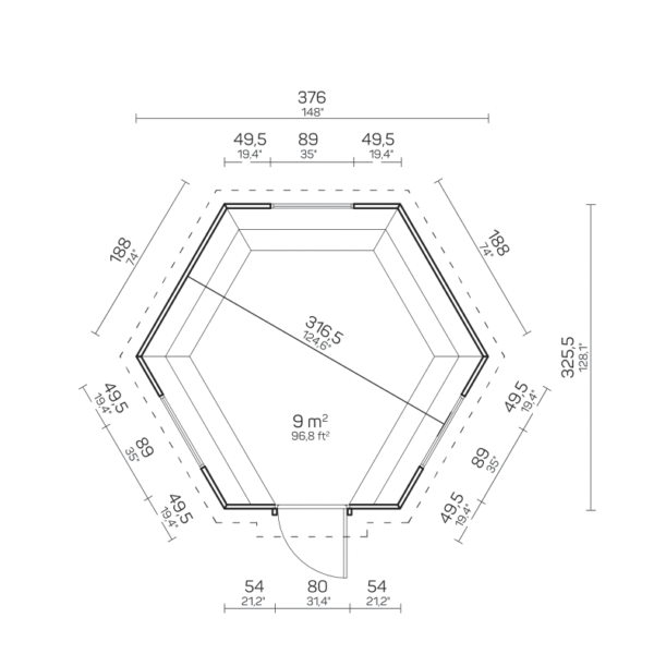 DeLuxe Grillikota NILS 9 M² - Image 4
