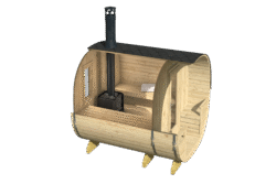 Tynnyrisauna Nokia 240 x 267 cm - Image 3