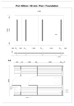 Tynnyrisauna Pori 240 x 400 cm - Image 4