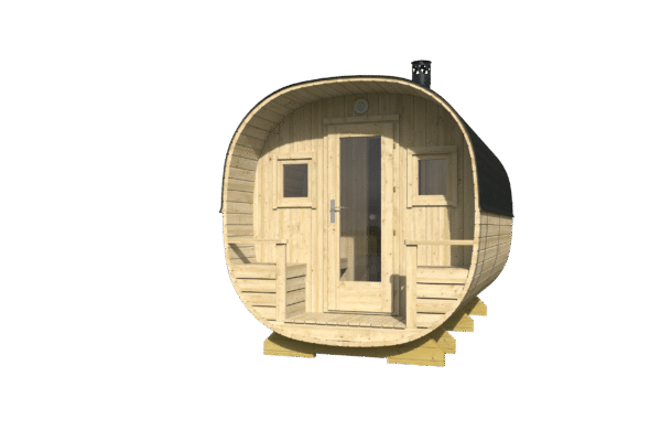 Tynnyrisauna Pori 240 x 400 cm - Image 2