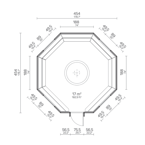 Luxus kota RUBEN 17 m² - Image 4