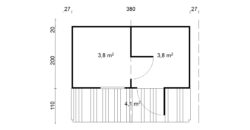 Valmis pihasauna Hannu pukuhuoneella ja etuterassilla - Image 4