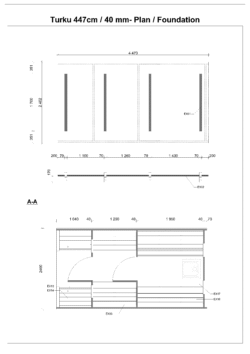Tynnyrisauna Turku 240 x 447 cm - Image 4