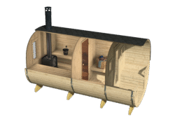 Tynnyrisauna Turku 240 x 447 cm - Image 3