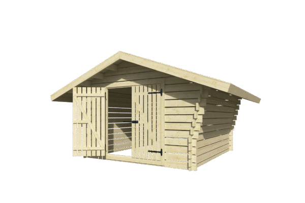 Kuur_Daisy_10A_w Hirsilato DAISY 10m2 rakomalli, vinot sivu- seinät - Image 2