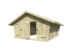 Hirsilato DAISY 16m2 rakomalli, vinot sivu- seinät - Image 2