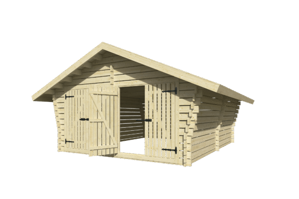 Hirsilato DAISY 16m2 rakomalli, vinot sivu- seinät - Image 2