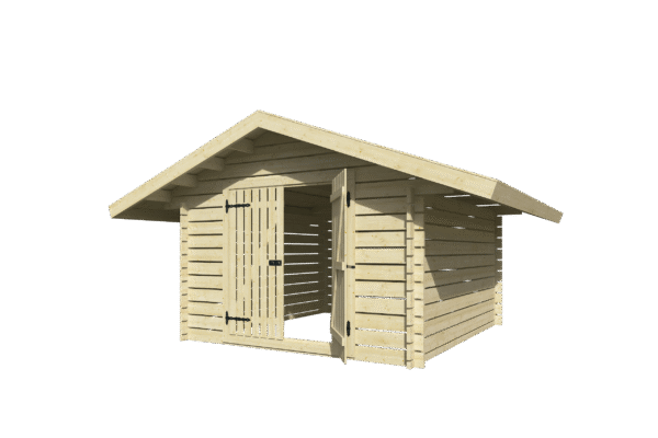 Hirsilato TOBIAS 10m2 rakomalli, suorat sivu- seinät - Image 2