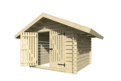 Hirsilato TOBIAS 6m2 rakomalli, suorat sivu- seinät - Image 2