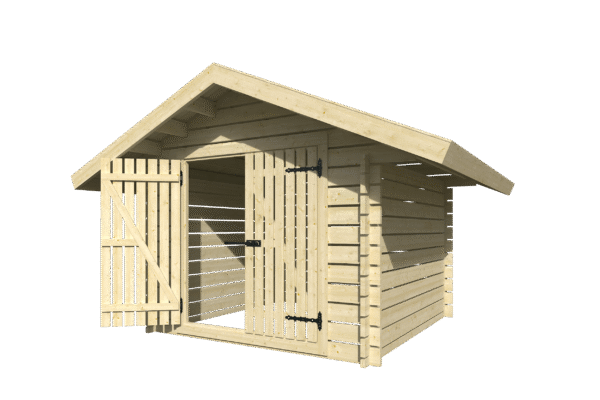 Hirsilato TOBIAS 6m2 rakomalli, suorat sivu- seinät - Image 2