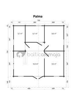 Höylähirsimökki Palma 52 m2 - Image 2