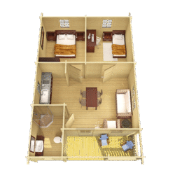 Höylähirsimökki Almeria A 45 m2 - Image 2