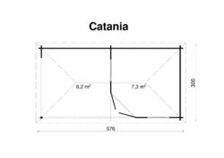 Pihamökki Catania, ovi ja ikkunat kaksinkertaisilla laseilla - Image 3