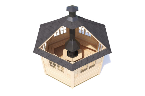 Huvimaja NORA 6 m² grillillä - Image 3