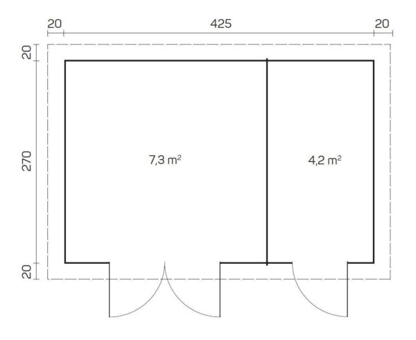 Gloria-H-plan Pihamökki Gloria H - Image 2