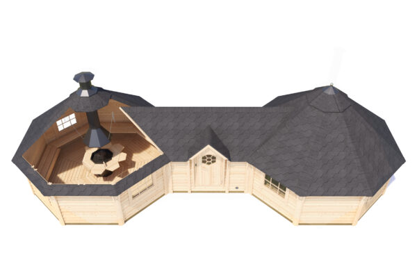 Luxus Tupla Grillikota MELISSA 38 m² - Image 3