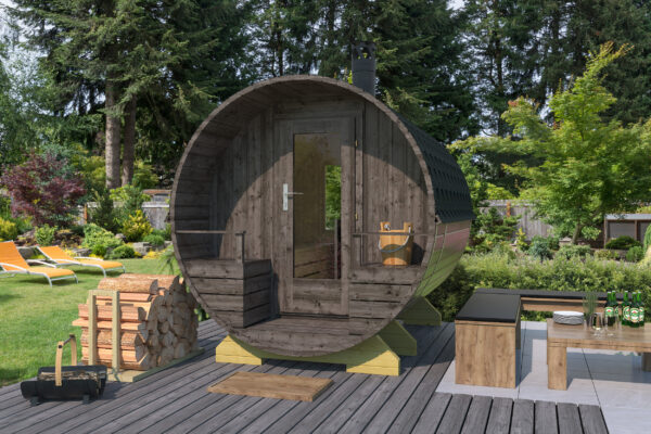 Tynnyrisauna Kerava 210 x 267 cm - Image 4