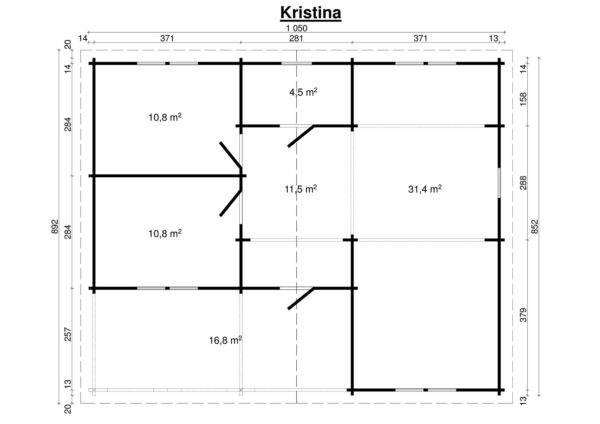 Höylähirsimökki Kristina 90 m2 - Image 2