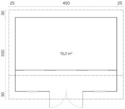 Pihamökki Langeoog B 70 mm - Image 3