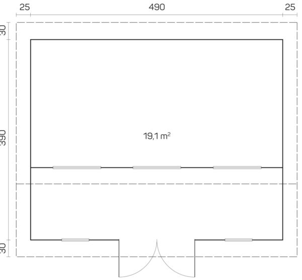 Pihamökki Langeoog C 70 mm - Image 3