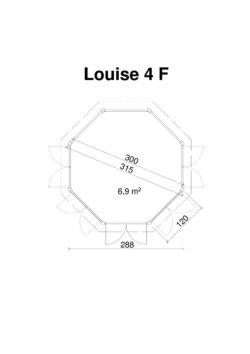 Huvimaja Louise 4F, ovi ja ikkunat kaksinkertaisilla laseilla - Image 2