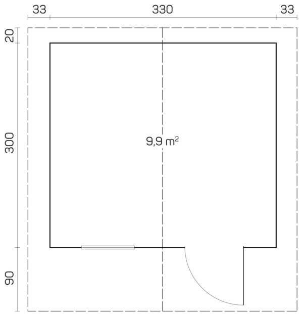 Pihamökki Lugo, ovi ja ikkunat kaksinkertaisilla laseilla - Image 2