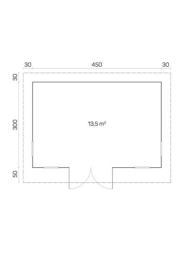 Pihamökki Oklahoma, ovi ja ikkunat kaksinkertaisilla laseilla - Image 2
