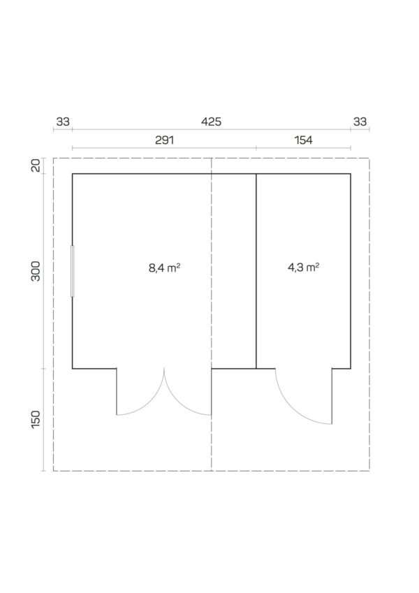Pihamökki Pedro C 70 mm - Image 2