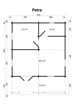 Höylähirsimökki Petra 46,9 m2 - Image 2
