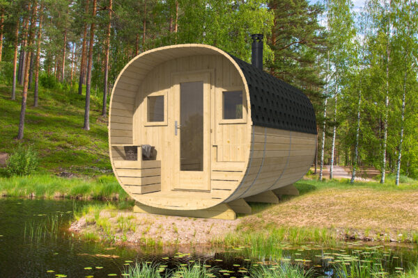 Tynnyrisauna Pori 240 x 400 cm - Image 3