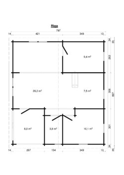 Höylähirsimökki Riga 60 m2 - Image 2