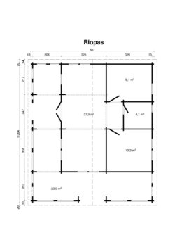 Höylähirsimökki Riopas 85 m2 - Image 3