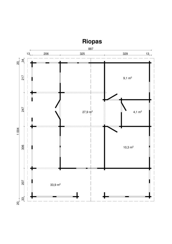 Höylähirsimökki Riopas 85 m2 - Image 3