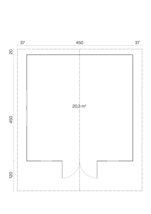 Pihamökki Sauerland B 70 mm - Image 3