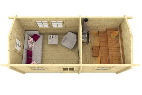 Pihasauna Piha-Tuuri 13 pukuhuoneella - Image 3