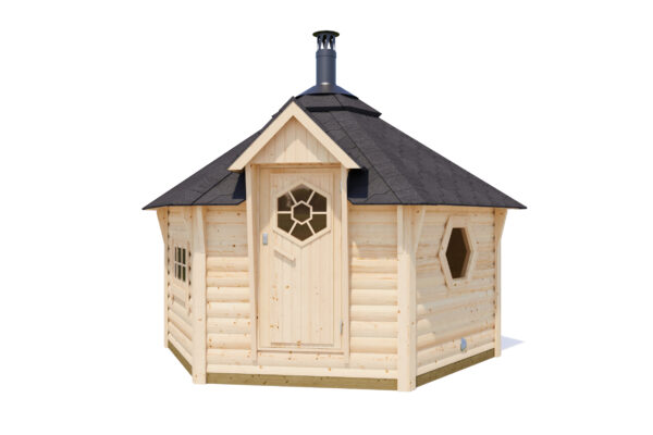 Sauna-Cabin-with-Extension-9-m2-KRIS-without-background Kotasauna KRIS 9m - Image 2