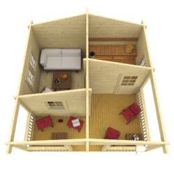 Pihasauna Otto pukuhuoneella ja etuterassilla - Image 2